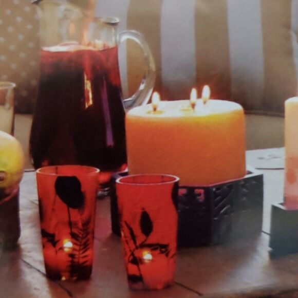 EUC Partylite Retired Tropical Votive Candle Set - Picture 2 of 6